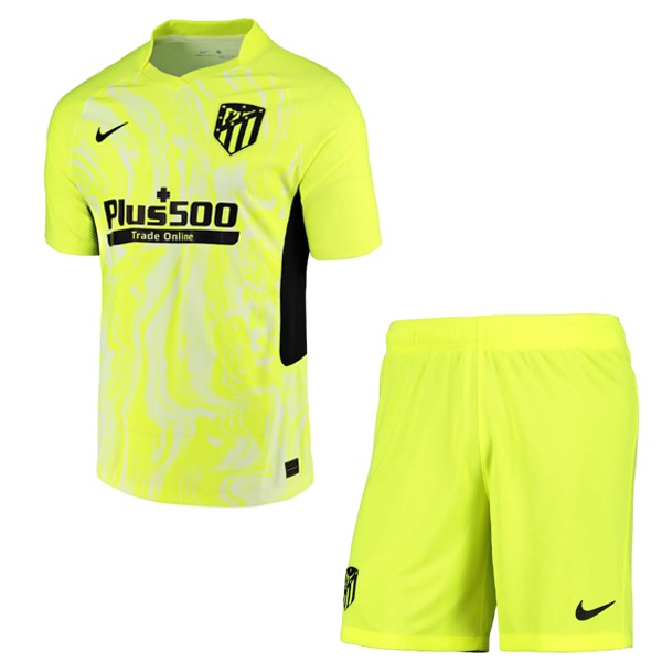 Camiseta Atletico Madrid 3ª Niños 2020/21 Verde Fluorescente